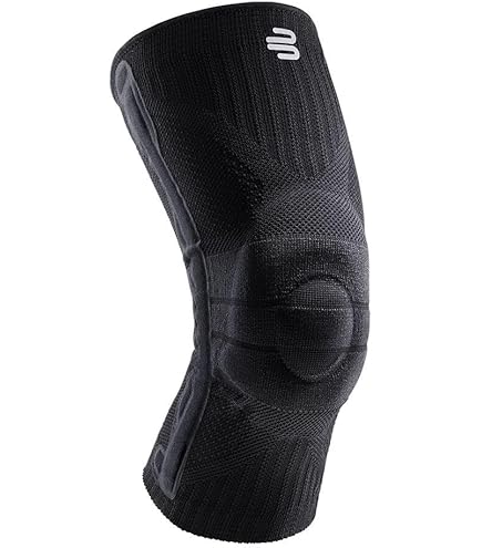 Bauerfeind GenuTrain S グレー/ネイビー Amazon | Bauerfeind - GenuTrain S - ヒンジ付き膝ブレース